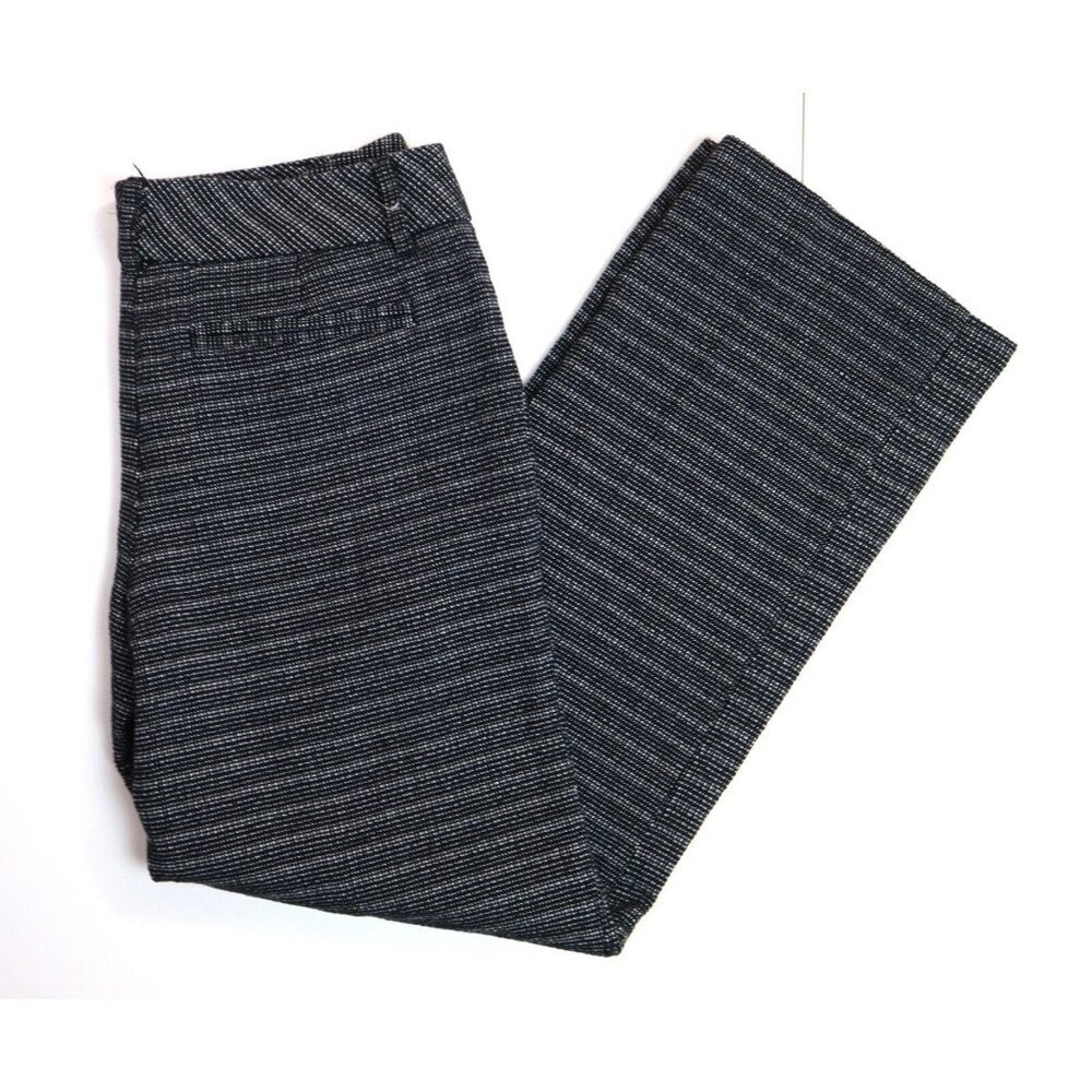 WOMEN'S BLACK & WHITE WOVEN DRESS PANTS - TRIXIE & LULU - SIZE 8P